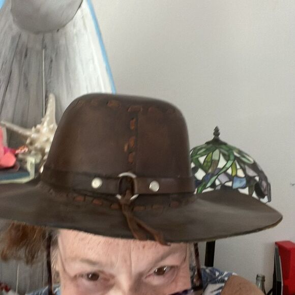 Handmade Leather CowGirl Hand Stitched Vintage Sz 10 - Picture 12 of 14